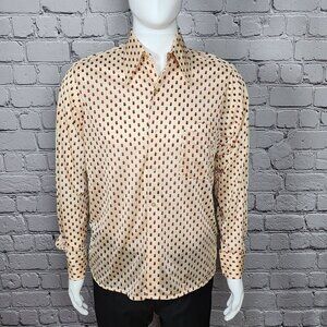 Montgomery Ward Vintage Long Sleeve Shirt, Men's Large